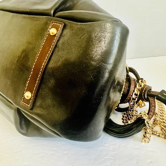 Y2K DOONEY & BOURKE LARGE LEATHER DOCTOR SATCHEL BAG VINTAGE - Picture 12 of 16